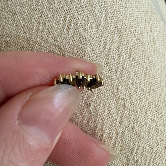 BVLA Oceane 7 - Grey Sapphire and Onyx - Yellow Gold Threaded end - Picture 4 of 6